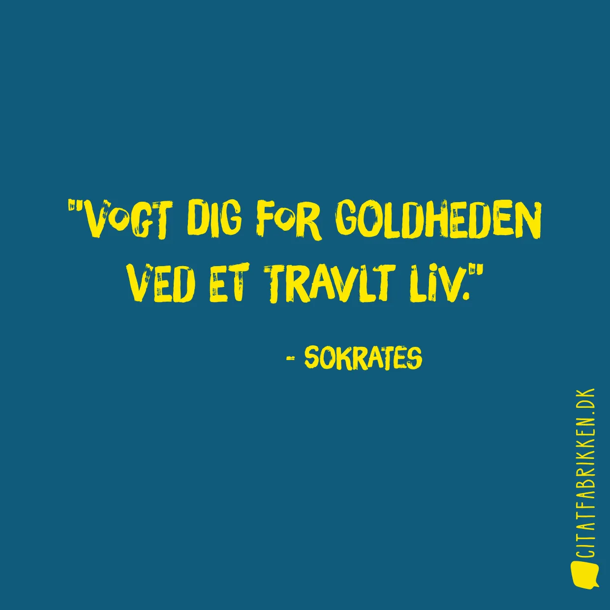 Vogt dig for goldheden ved et travlt liv.